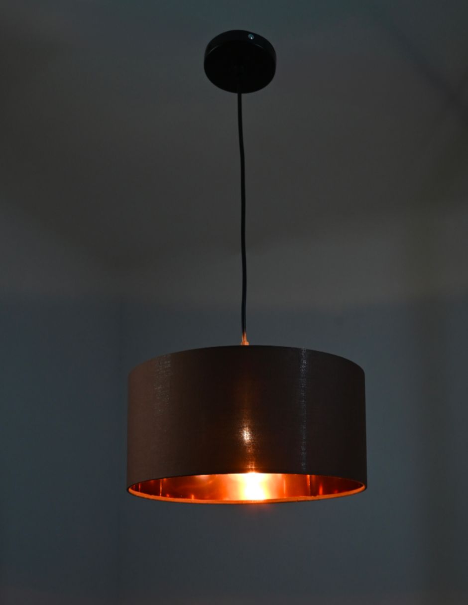Foto 5 pulgar | Lámpara Colgante Iluminación Luz Vic Deydin Café