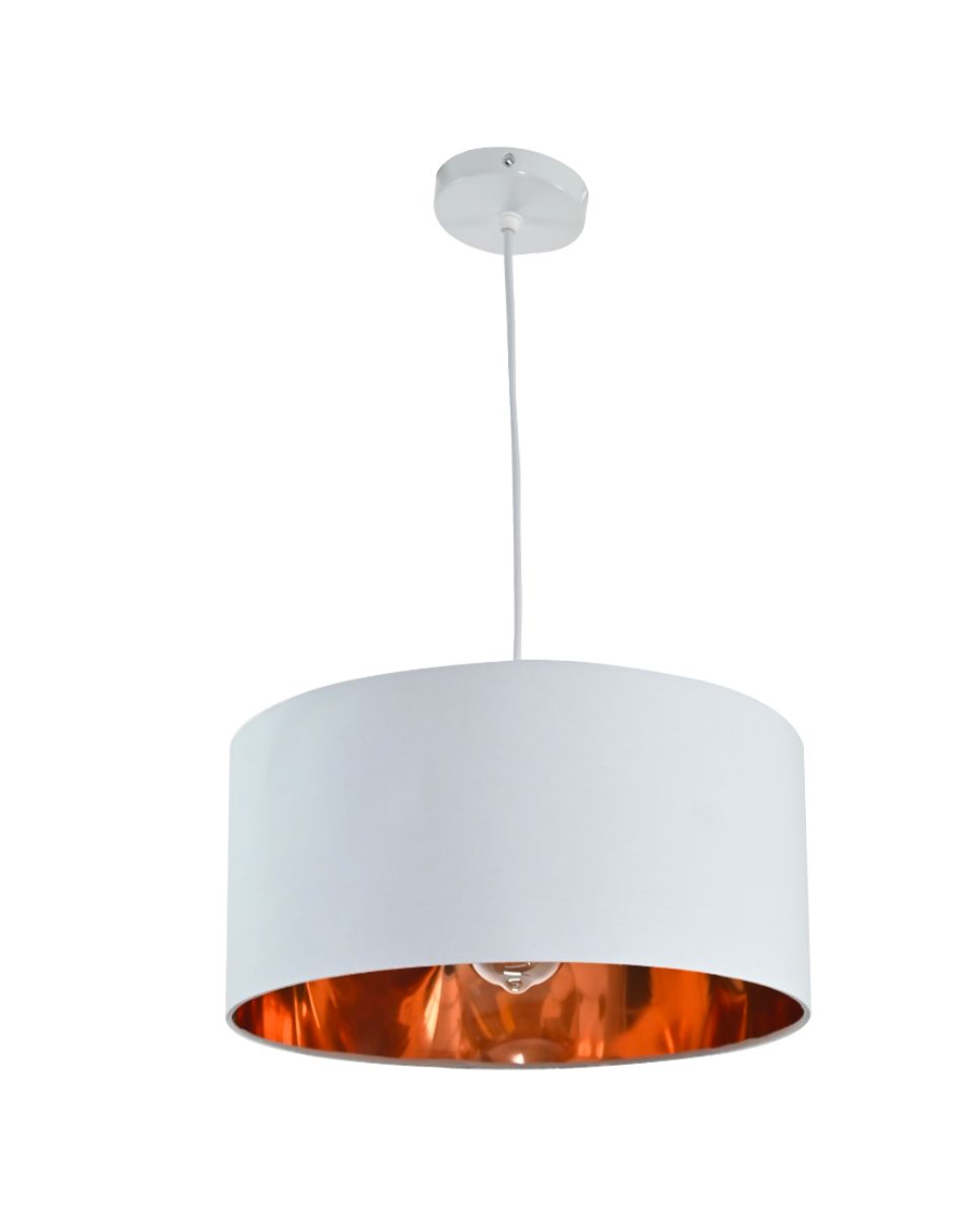Foto 2 pulgar | Lámpara Colgante Iluminación Luz Vic Decorativa Blanca Deydin