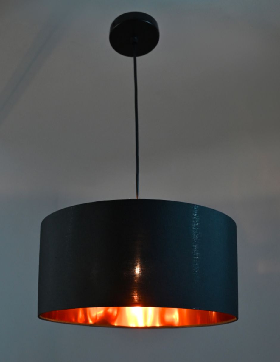 Foto 5 pulgar | Lámpara Colgante Decorativa Iluminación Luz Vic Deydin Negra