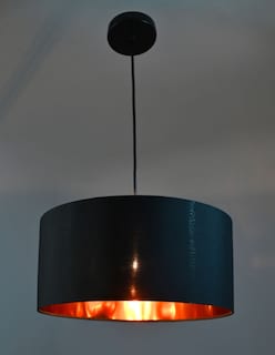 Foto 4 | Lámpara Colgante Decorativa Iluminación Luz Vic Deydin Negra