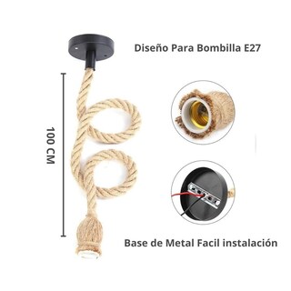 Foto 2 | Lámparas de Techo Vintage 6 Piezas-Venta Internacional