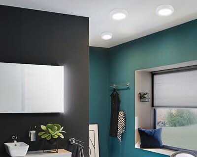 Foto 6 | Set 5 Lámparas Led 18w Fija Redonda De Techo Basitex Blanco
