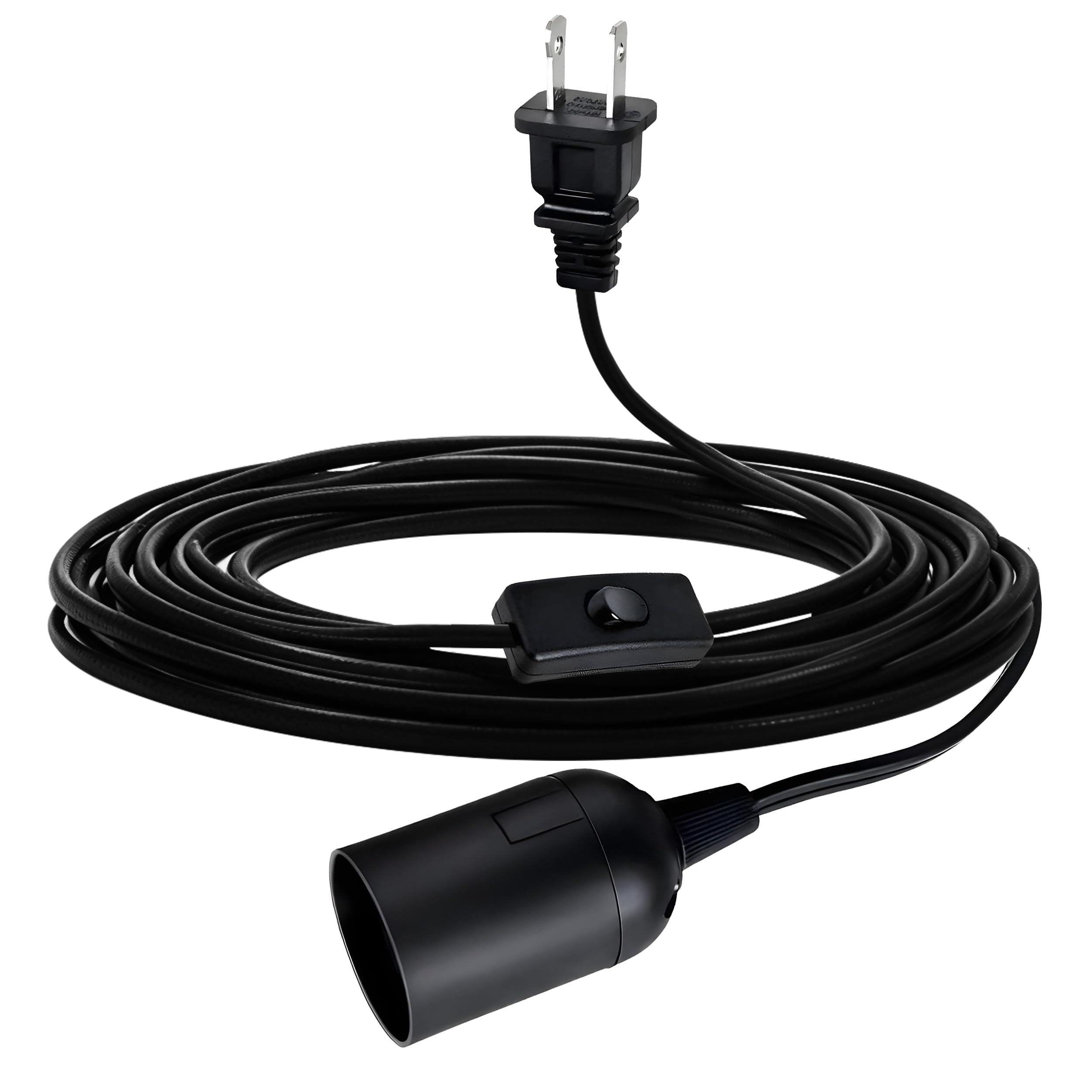 Foto 2 pulgar | Farol Colgante Simple Deluxe Con Cable De Extensión, 6 M, Negro, 1 Paquete - Venta Internacional.