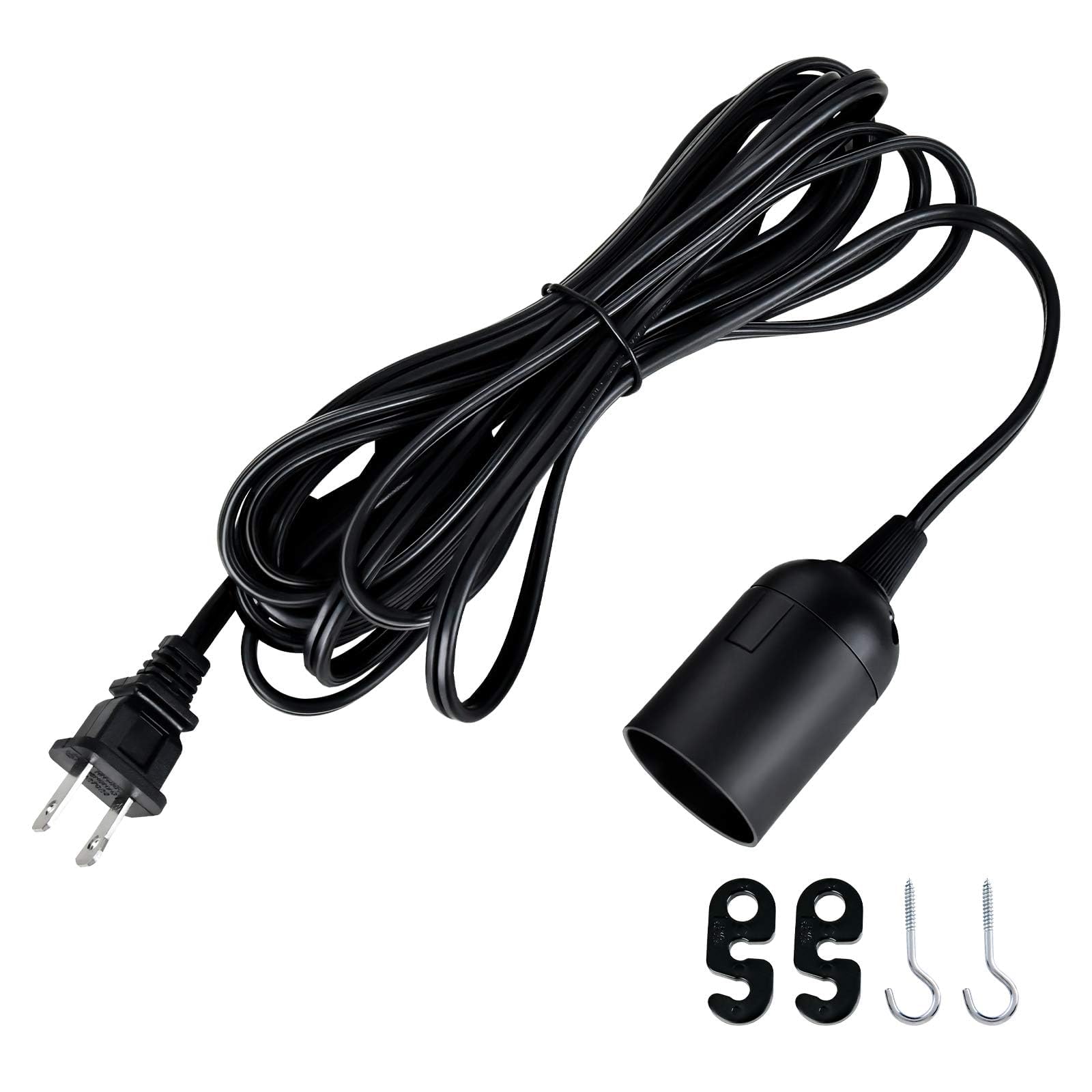 Foto 4 pulgar | Farol Colgante Simple Deluxe Con Cable De Extensión, 6 M, Negro, 1 Paquete - Venta Internacional.