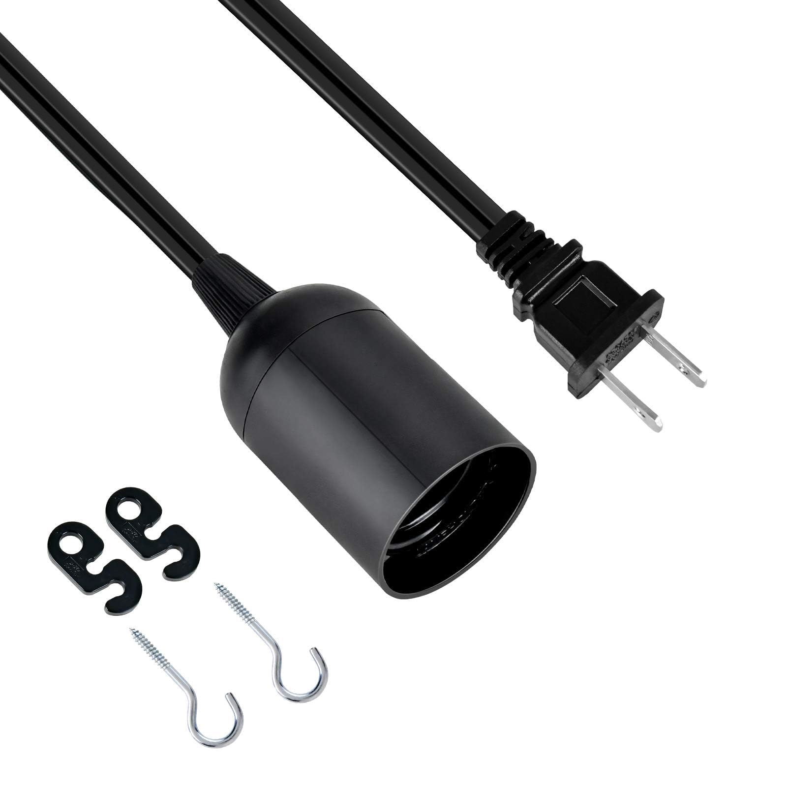Foto 7 pulgar | Farol Colgante Simple Deluxe Con Cable De Extensión, 6 M, Negro, 1 Paquete - Venta Internacional.