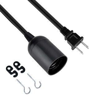 Foto 6 | Farol Colgante Simple Deluxe Con Cable De Extensión, 6 M, Negro, 1 Paquete - Venta Internacional.