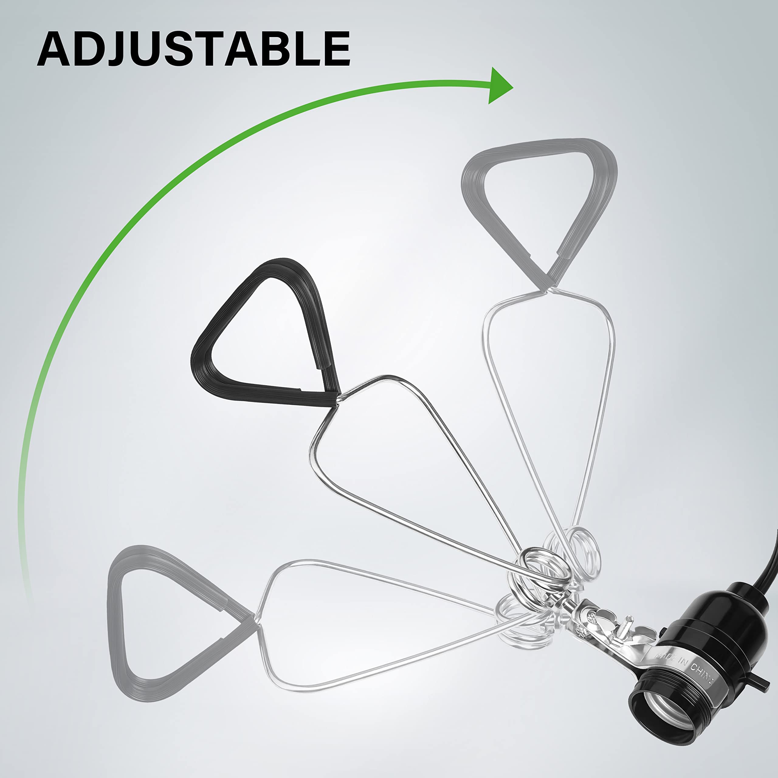 Foto 5 pulgar | Clamp Light Socket Simple Deluxe E26 De 150 W Con Cable De 1,8 M, Paquete De 6 - Venta Internacional.