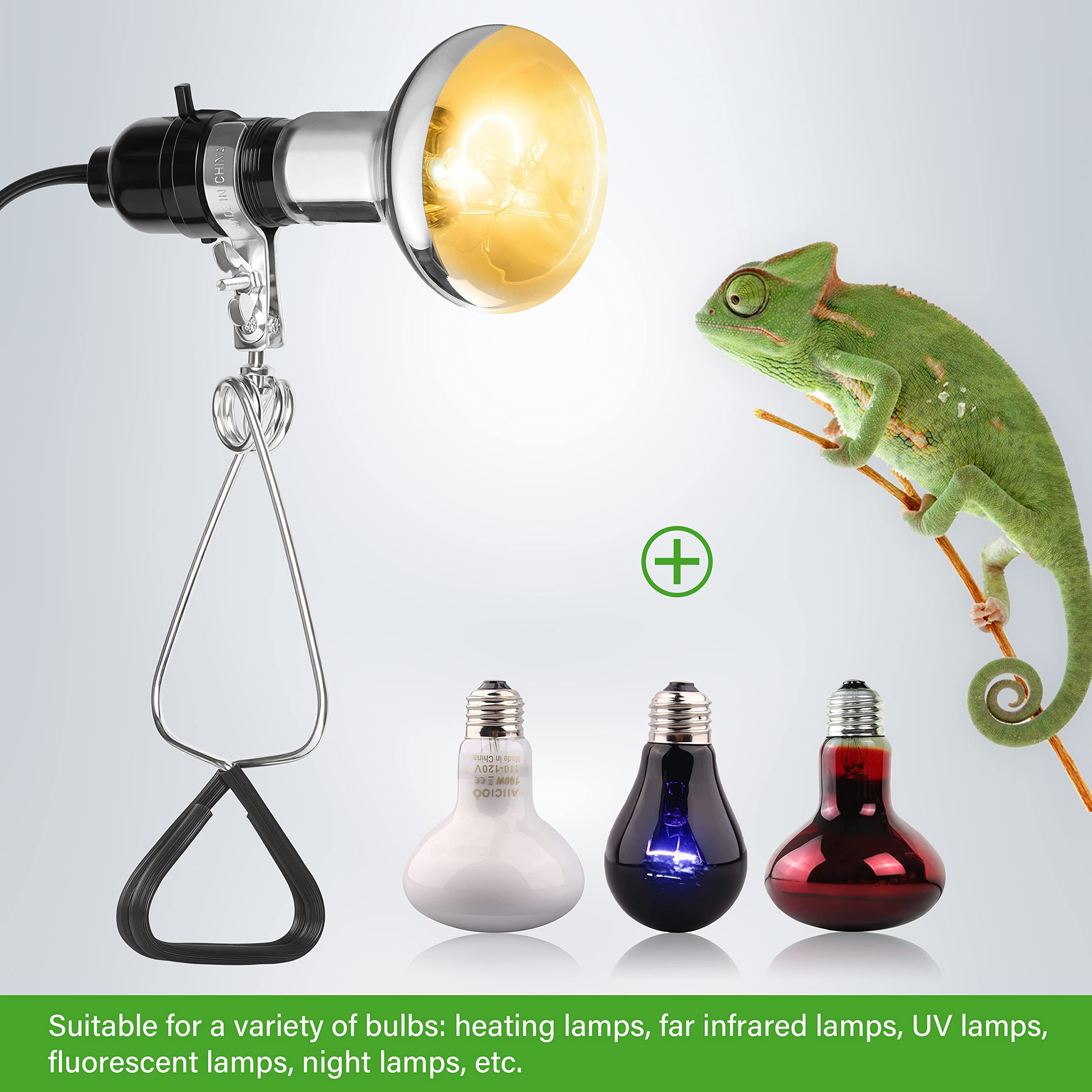 Foto 5 | Clamp Light Socket Simple Deluxe E26 De 150 W Con Cable De 1,8 M, Paquete De 6 - Venta Internacional.