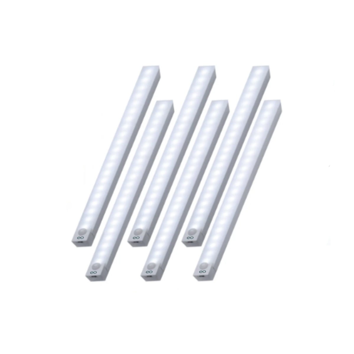 Foto 1 | Lámpara con Sensor de Movimiento Led Eo Safe Imports Esi-19230 Blanca 6 Piezas