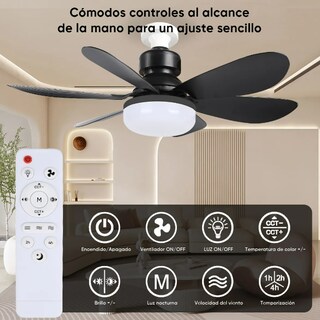 Foto 4 | Xtellar Lámpara De Techo Led Multifuncional 40w Con Ventilador Y Control Remoto