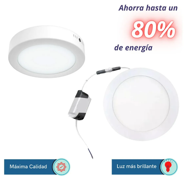 Foto 4 | Paquete Xtellar De 5 Lámparas Led De Techo Sobreponer 18w: Iluminación Elegante Y Eficiente