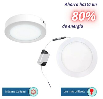 Foto 4 | Paquete Xtellar De 5 Lámparas Led De Techo Sobreponer 18w: Iluminación Elegante Y Eficiente