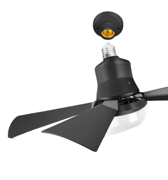 Xtellar Lámpara Ventilador De Techo Led 40w E26/e27 Con Control Remoto Y  Brillo Regulable - Diseño Elegante Y Funcion