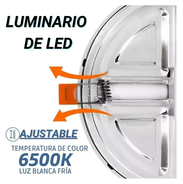 Foto 4 | Xtellar - Luminaria Led De 18w Estructura Ajustable Y Diseño Vanguardista En Blanco - 5 Unidades