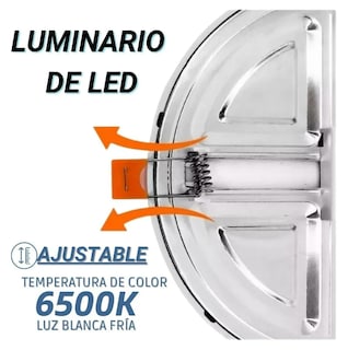 Foto 4 | Xtellar - Luminaria Led De 18w Estructura Ajustable Y Diseño Vanguardista En Blanco - 5 Unidades