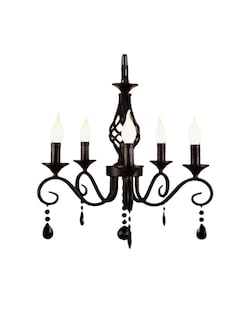 Foto 1 | Lámpara Colgante Xtellar Estilo Francés Vintage De Hierro, Elegante Candelabro Con 5 Luces