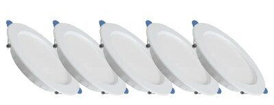 Foto 1 | Xtellar Juego De 5 Lámparas Led Empotrables De 7w, Brillo Superior, Ahorro De Energía, Luz Blanca Fría