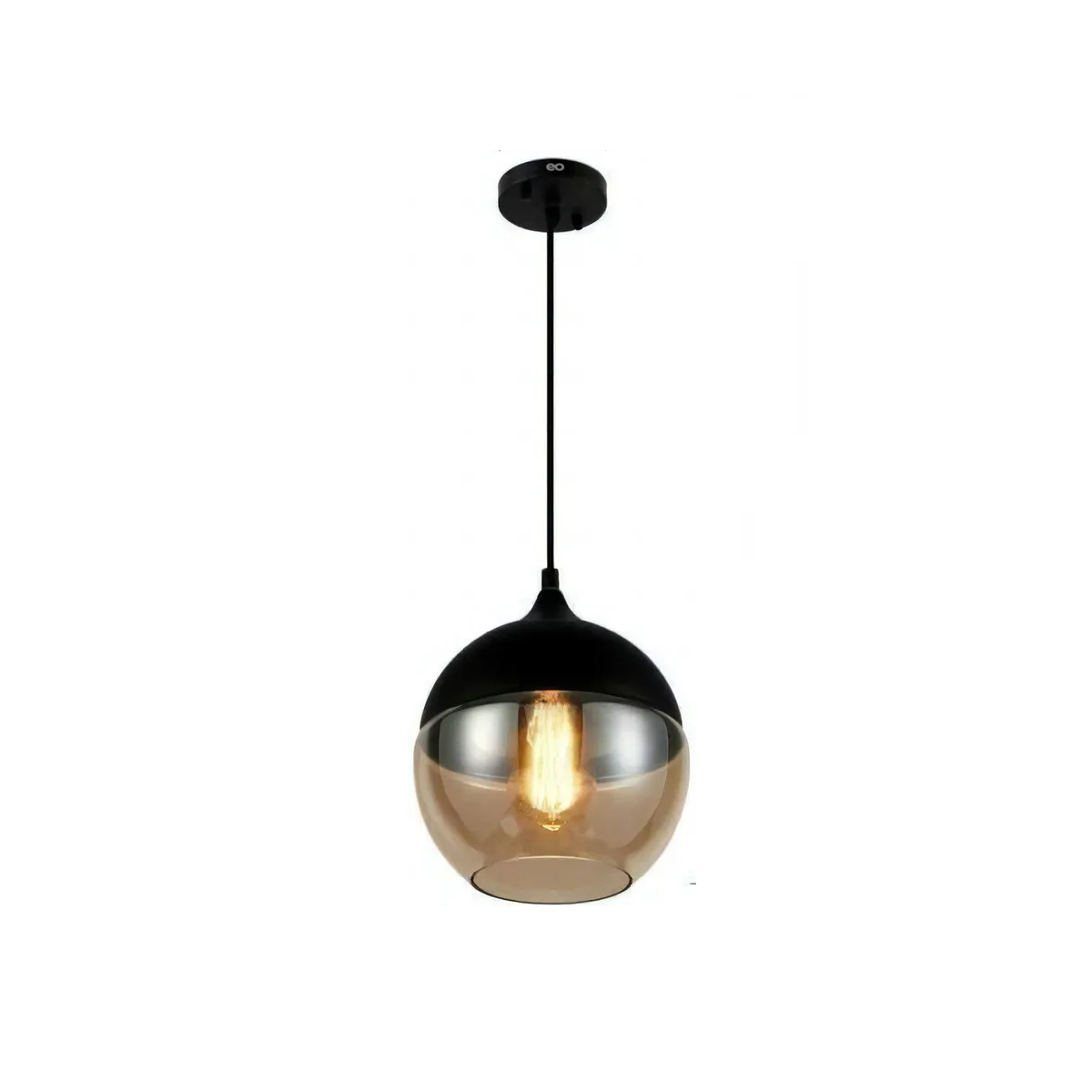 Foto 1 | Lámpara De Techo Colgante De Cristal Eo Safe Imports Esi-19478 Negro