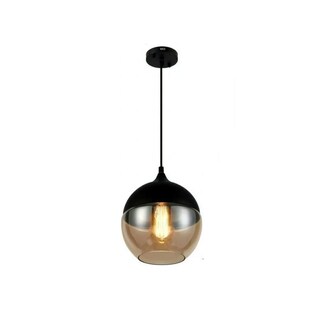 Foto 1 | Lámpara De Techo Colgante De Cristal Eo Safe Imports Esi-19478 Negro