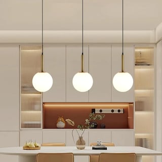 Foto 4 | Lámpara De Techo Esfera De Candelabro Eo Safe Imports Esi-19485 Dorado