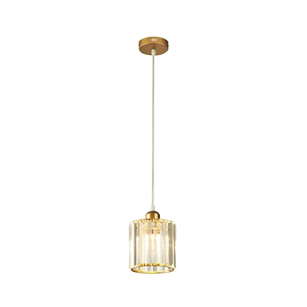 Foto 2 pulgar | Lámpara Colgante Cristal Moderna Decorativa Eo Safe Imports Esi-19482 Dorado