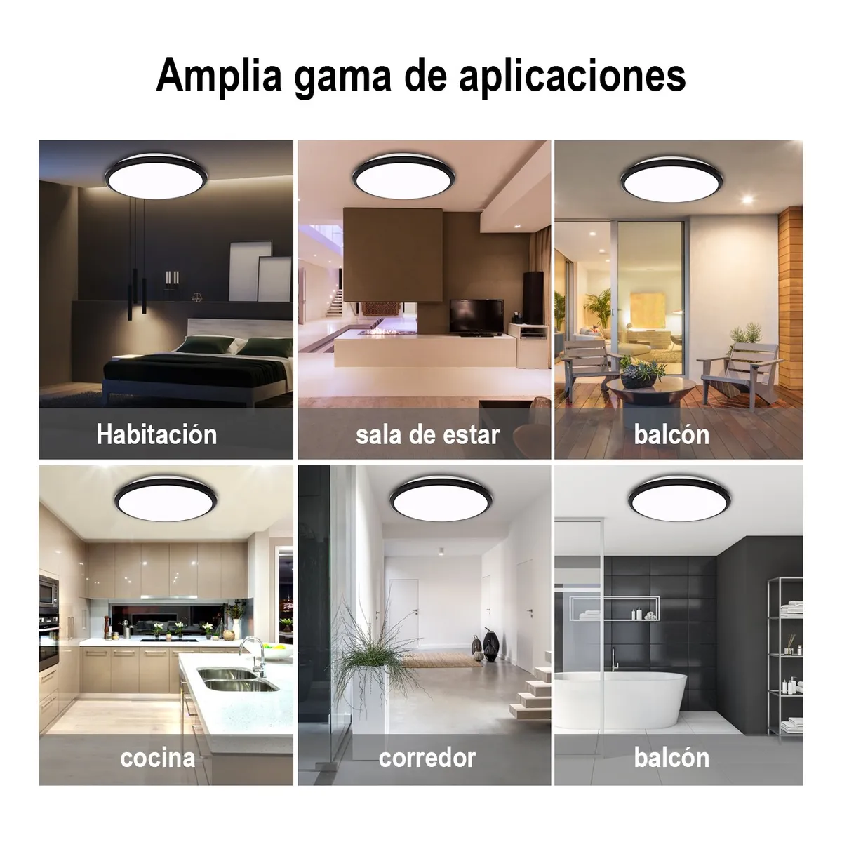 Foto 5 | Lámparas De Techo 24w Luz Blanca Lab.g Multicolor