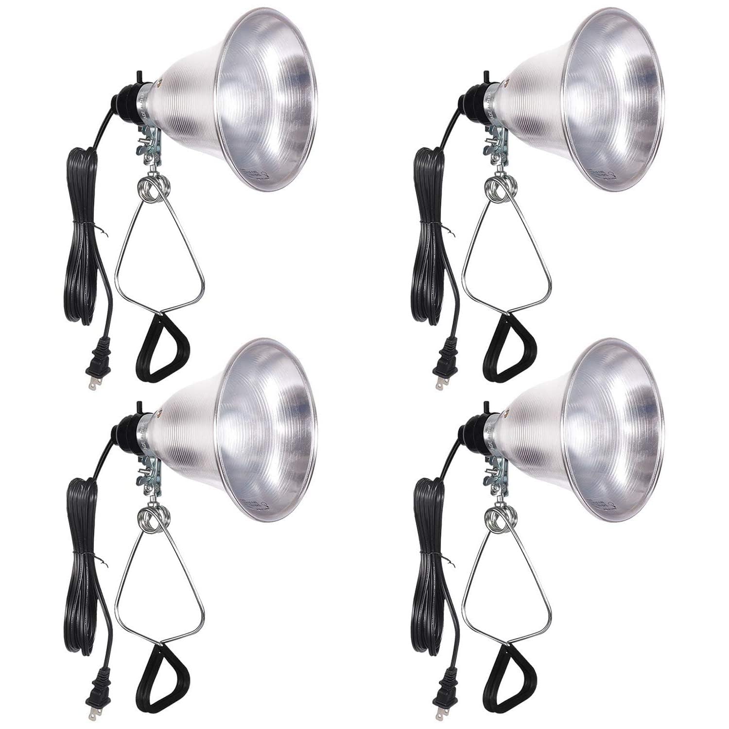 Foto 1 | Clamp Light Simple Deluxe Con Reflector Ajustable De 14 Cm, Paquete De 4 - Venta Internacional.