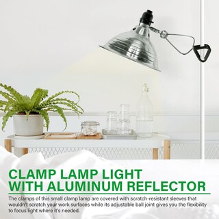 Foto 7 | Clamp Light Simple Deluxe Con Reflector De 8.5 Pulgadas Y 150 W, 1 Paquete - Venta Internacional.