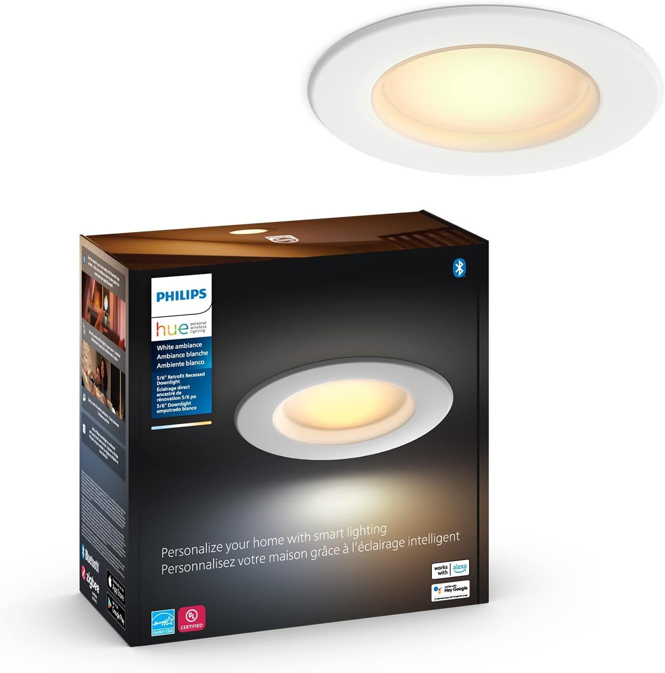 Foto 2 pulgar | Lámpara Led Empotrada Philips Hue Smart De 5/6 Pulgadas  Paquete De 1 Unidad - Venta Internacional.