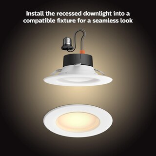 Foto 7 | Lámpara Led Empotrada Philips Hue Smart De 5/6 Pulgadas Paquete De 4 - Venta Internacional.