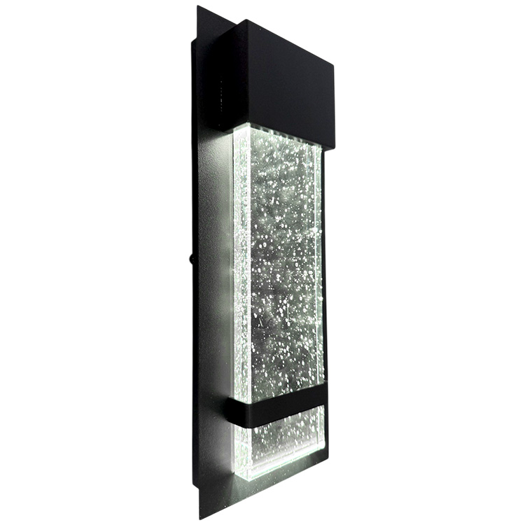 Foto 2 pulgar | Arbotante Led Para Pared Decorativo Aluminio Cristal