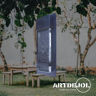 Foto 4 | Arbotante Led Para Pared Decorativo Aluminio Cristal