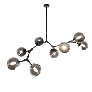 Foto 2 | Candelabro 8 Esferas Negro 150*230 Mm