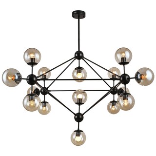 Foto 1 | Candelabro 15 Esferas Negro 15*130 Mm