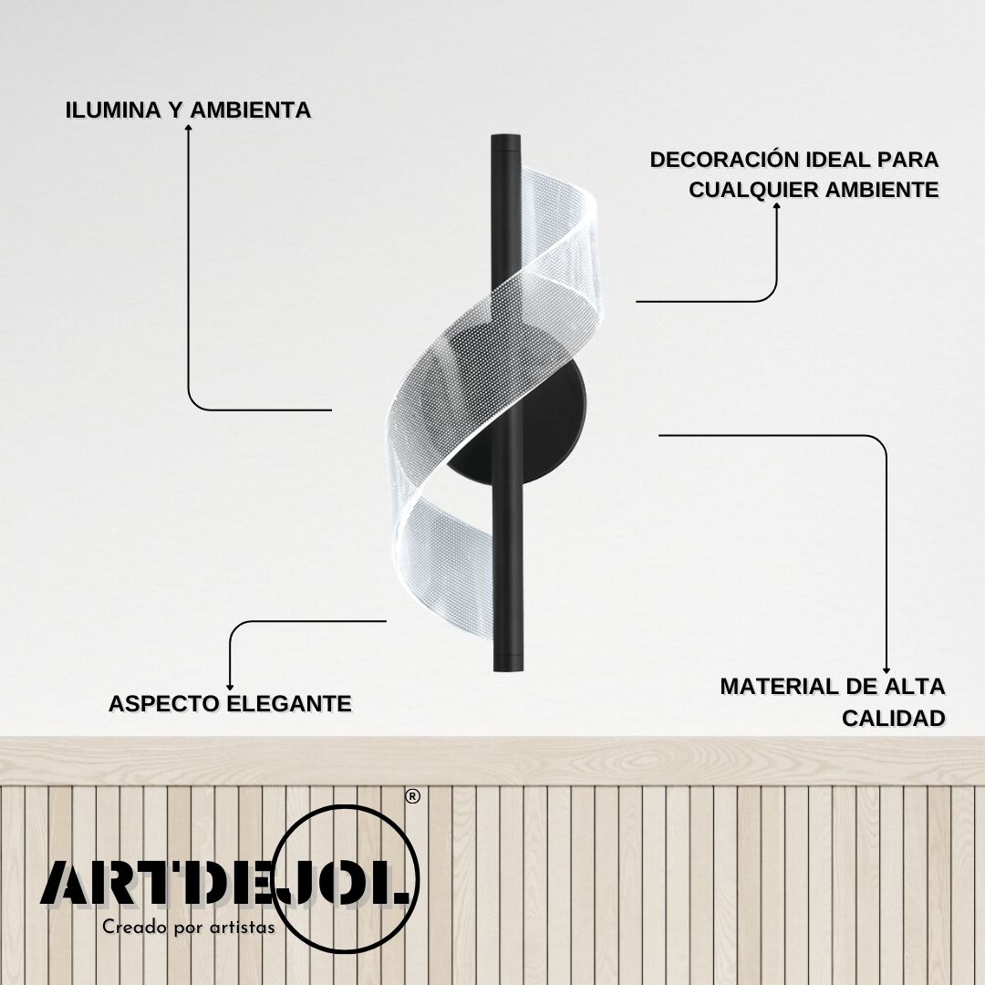 Foto 3 pulgar | Arbontante Para Pared Espiral Tres Temperaturas