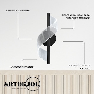Foto 2 | Arbontante Para Pared Espiral Tres Temperaturas