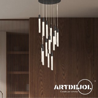 Foto 3 | Candelabro 13 Tubos Tres Temperaturas Negro