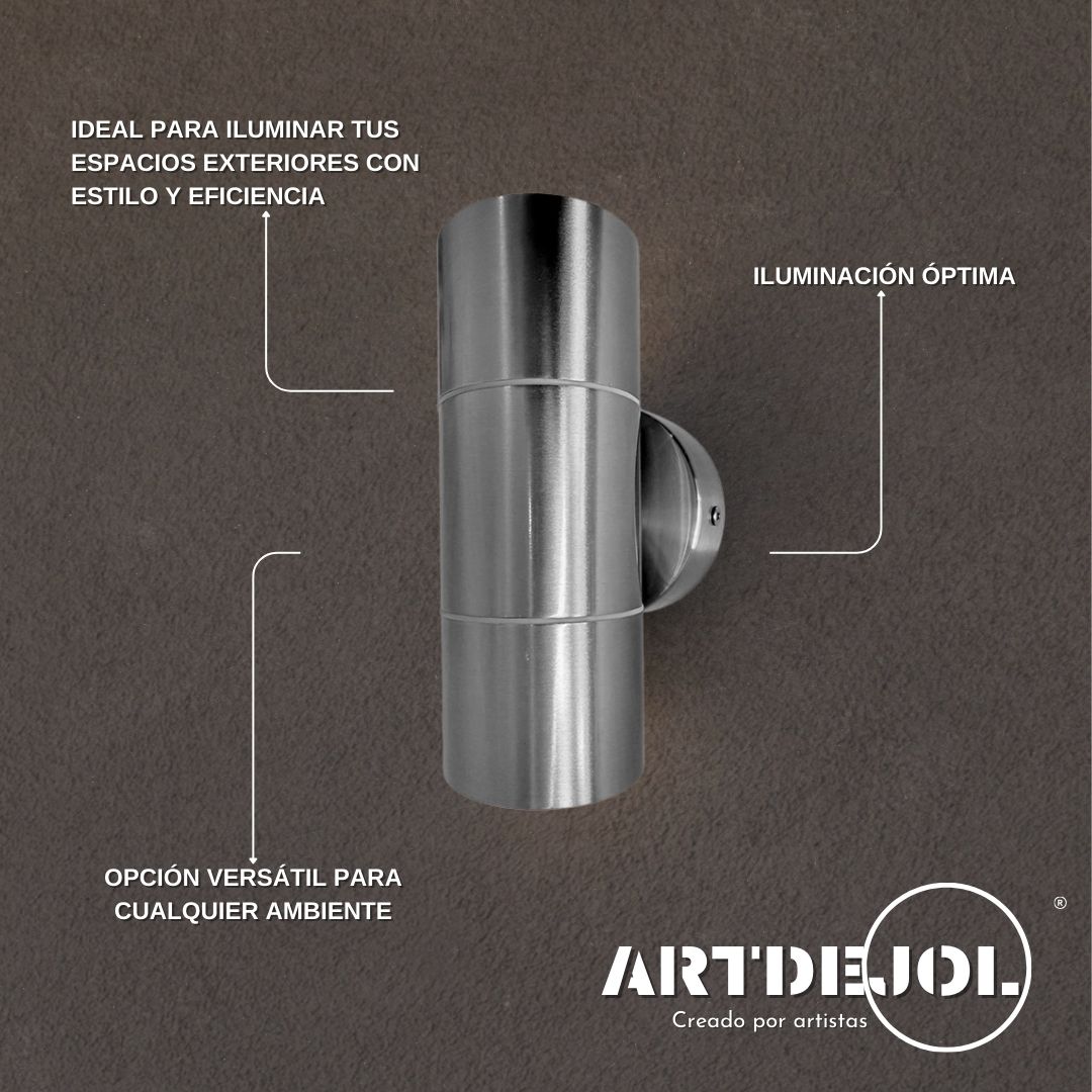 Foto 3 | Arbotante Led Para Pared Decorativo Aluminio Tubo