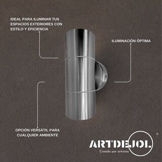 Foto 3 | Arbotante Led Para Pared Decorativo Aluminio Tubo