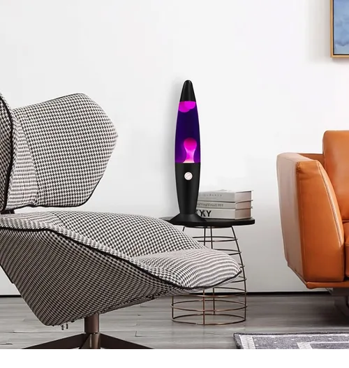 Foto 4 pulgar | Lámpara Xtellar De Movimiento Líquido, Color Morado, Decorati Estructura Negro
