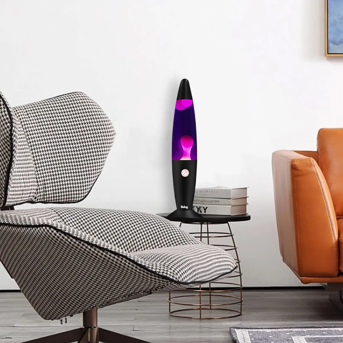 Foto 4 pulgar | Lámpara Belug De Movimiento Líquido Vanful  Color Morado