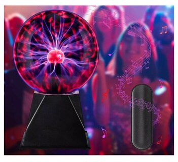 Foto 3 | Lámpara de Bola de Plasma Estático Mágico Control de Sonido