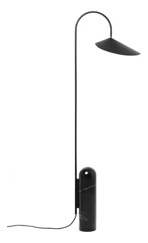 Foto 2 pulgar | Lámpara de Piso Mármol Negro Decorativas Moderna Luz Led