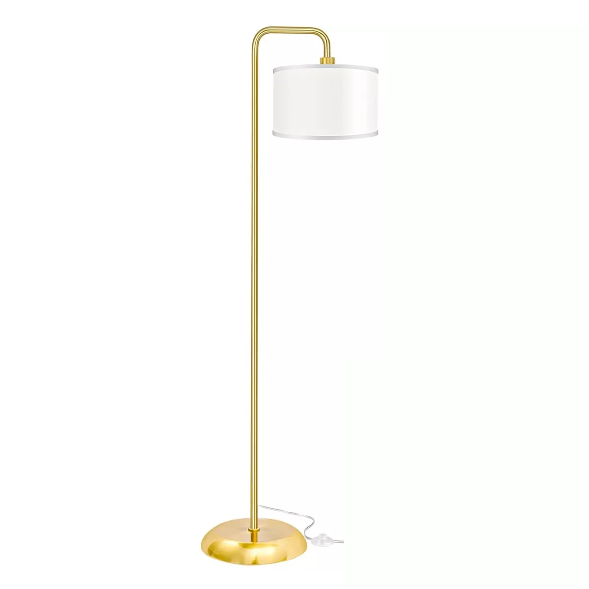 Lámpara De Piso Moderna Minimalista De 3 Colores Eo Safe Imports Esi-18446 Dorado