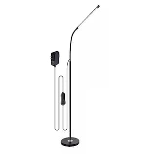 Foto 1 | Moderna Lámpara De Piso Ajustable Con Luz De Lectura Eo Safe Imports Esi-18444 Negro
