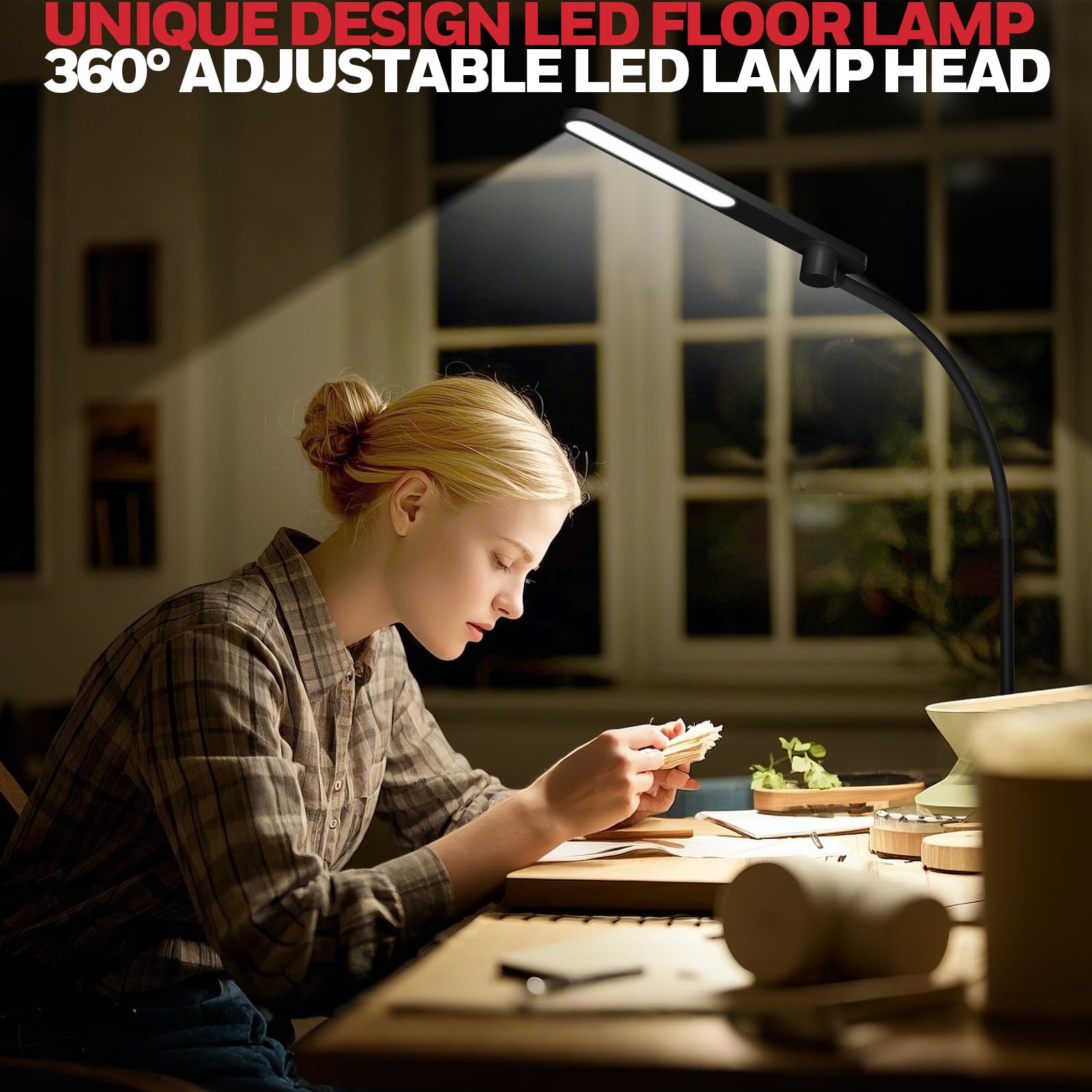 Foto 7 pulgar | Lámpara De Pie Led Honeywell F4 Sunturalux™ De Intensidad Continua Regulable - Venta Internacional.