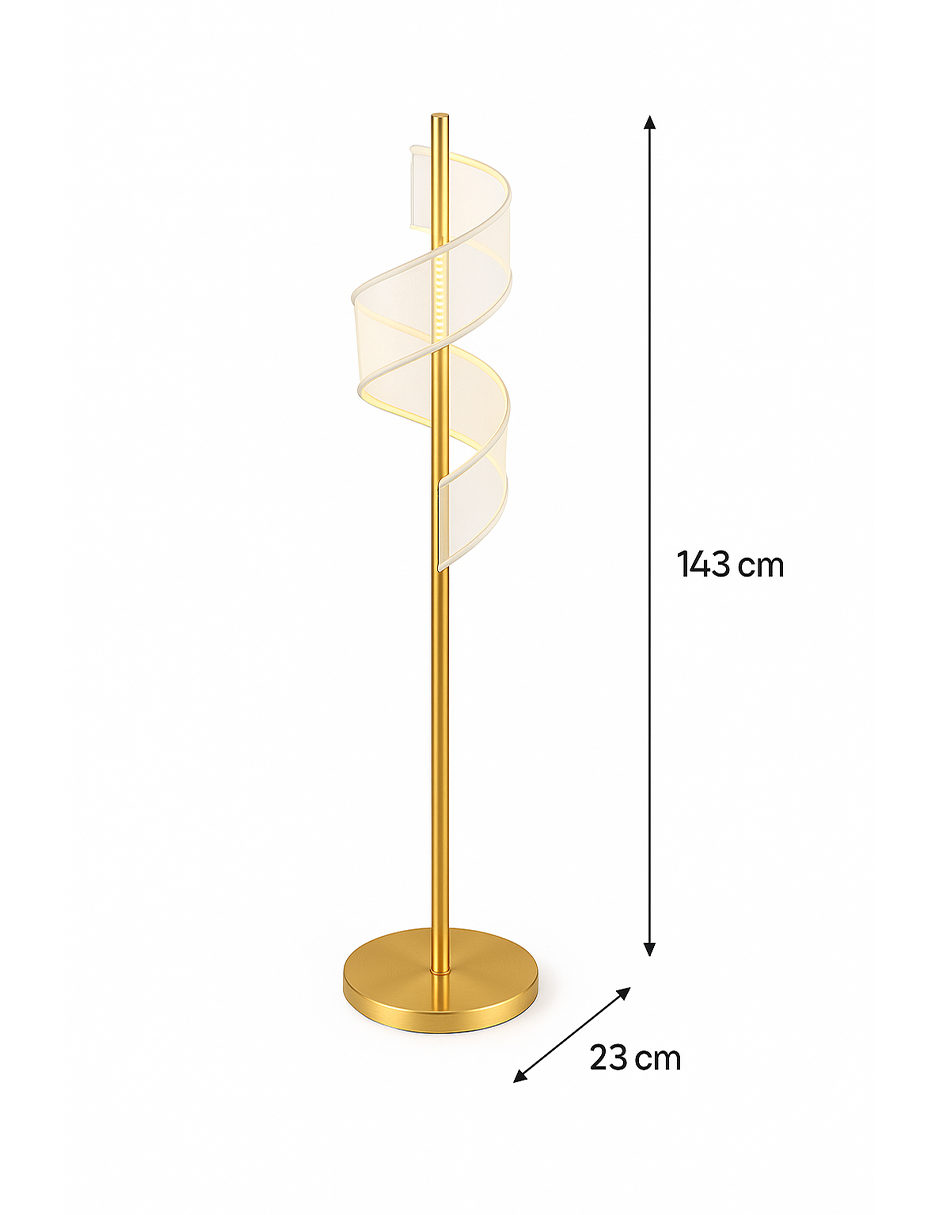 Foto 6 pulgar | Lámpara De Pie Decorativa Para Sala Cityluz – 20w Led