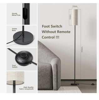 Foto 4 | Lampara De Piso Moderna Led 3 Temperaturas Color Ajustable