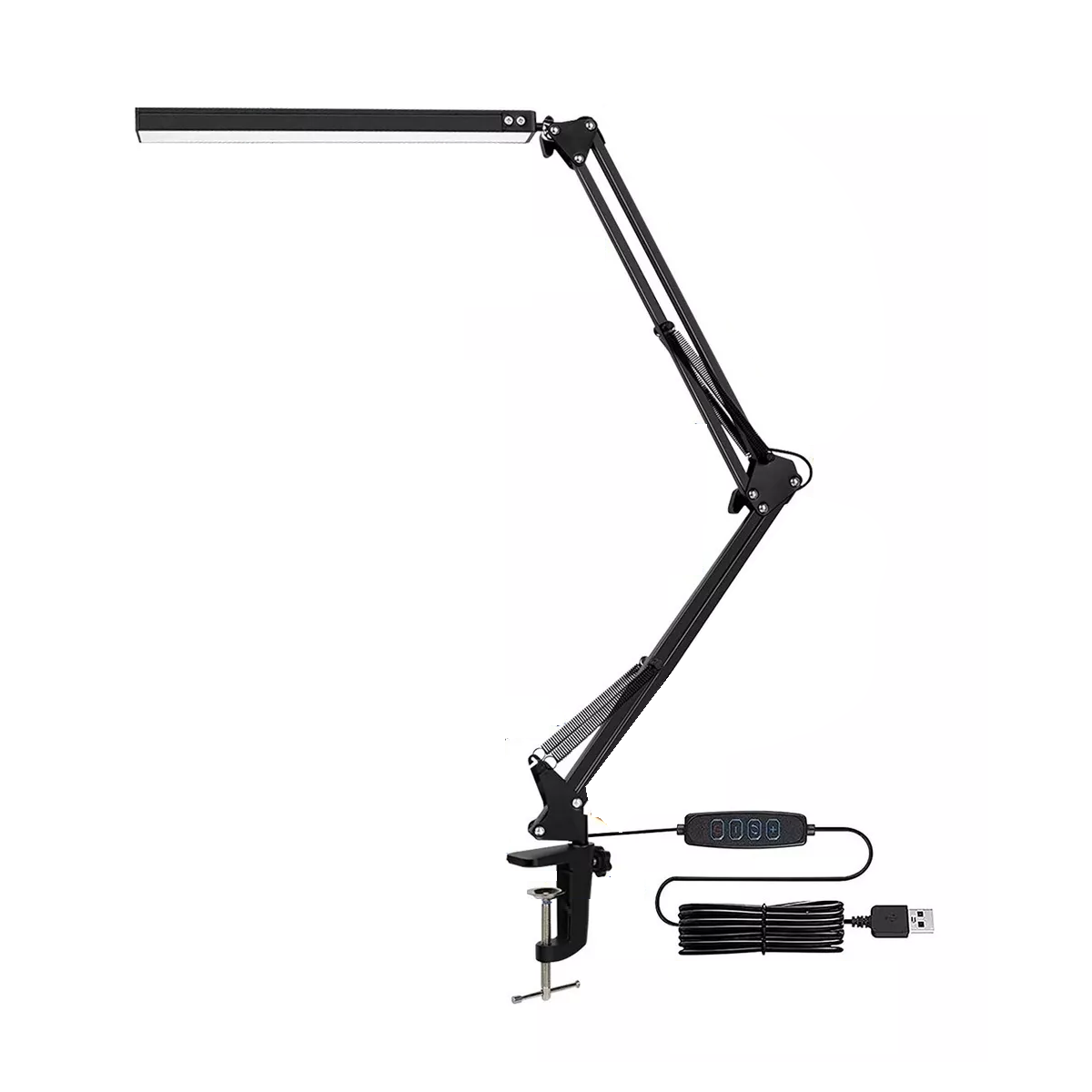 Foto 2 pulgar | Lámpara de Escritorio Led Eo Safe Imports ESI-9803 Negra con Brazo Oscilante de 360°