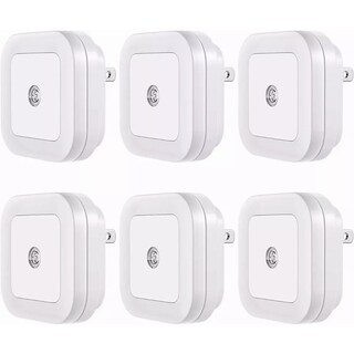 Foto 1 | Luz de Noche Inteligente Led Eo Safe Imports ESI-9816 Blanco con Sensor de Control 6 Piezas